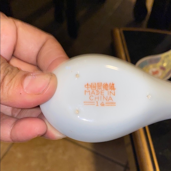 BX50 Set of 6 Colorful Porcelain Spoons - Picture 3 of 7